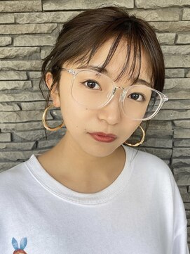 ハイバレーヘアーメゾン(HIGH VALLEY HAIRMAISON) シースルーワイドバンググレージュ