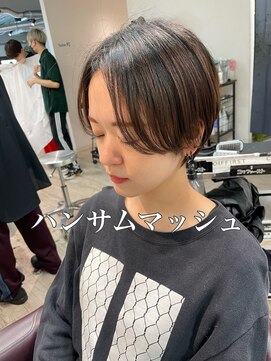 コワファーストナガサキシャンプーボーイ(COIFF1RST NAGASAKI SHAMPOO BOY) 前髪長めショート