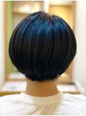 30代40代50代/ハンサムショート/斜めバング