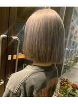 エイム ヘアメイク 横川店(eim HAIR MAKE) silver×cobalt blue