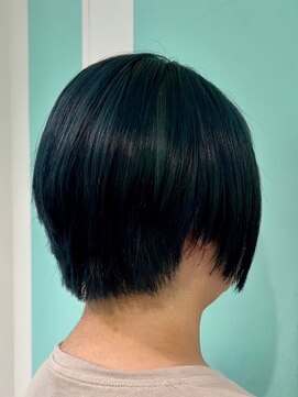 マティーナ ヘアー 池袋(Matina hair) 【ショート×ネイビーブルー】20代30代40代50代