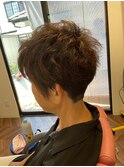 【hair salon khnum】パーマ風ベリーショート