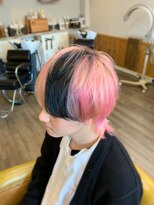 トルチェ(toRtue) マッシュウルフ ペールピンク ブラックカラー