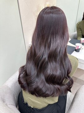 ドロシー 郡山桑野店(Dorothy) イメチェンハッシュカットフルバング似合わせレッドブラウン