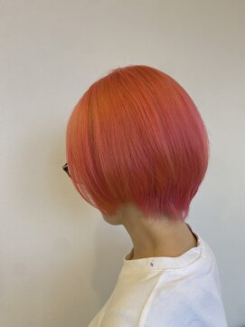 ヘアーデザイナーズサロン エイダ 筑紫野店(hair designers salon A.DA) ショートピンク