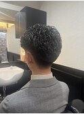 ワンカールパーマ/フェード/田町/オールバック/メンズカット/