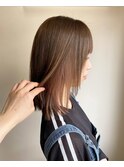 インナーカラー×レイヤースタイル