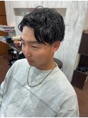 メンズカット+パーマ