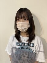 トータルビューティーサロン プリエ(prier)&nbsp;レイヤーカット/前髪カット/韓国風スタイル/韓国風ヘア