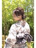 アレンジ☆浴衣着付け＋アレンジヘアセット￥8800【お電話必須】