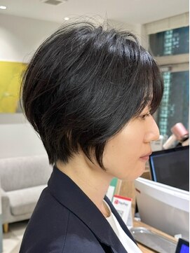 ローネス ギンザ(LONESS ginza) クールショート/ショートヘア/暗めカラー/ハンサムショート/銀座