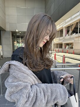 マッシュ アドベ 八戸ノ里(MASHU ADOBE) 冬のベージュヘア