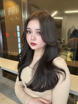 ボタン テンジン(VOTAN tenjin) 韓国風巻き/顔周りカット/前髪/天神美容室/前髪【votan_rakuto】