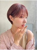 Steelo 小顔大人ショート×ピンクラベンダー