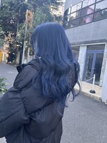 アソビセカンド 原宿(ASOBI 2nd)&nbsp;ロング/ネイビーブルー