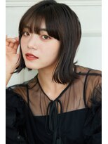 マイン(MINe)&nbsp;うるつや/小顔髪質改善カット/フルバング/外ハネボブ