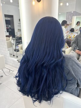 アオ 甲府本店(AO) 《ブルベカラー》ブリーチ2回×ブルー