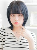 ★黒髪アッシュ姫カットクラゲヘアーくびれウルフ20代30代★1