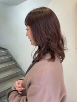 ネオリーブ チロル 横浜西口店(Neolive CiroL.)&nbsp;ミディアムレイヤー ピンクブラウン 【miku】