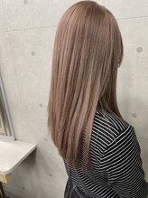 アイル(AILU) ミルクティーカラー×ロング