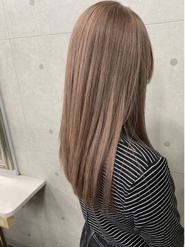 アイル(AILU) ミルクティーカラー×ロング