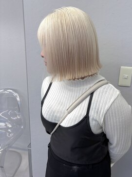 ロテ 名古屋 名駅店(Lote.) ホワイトグレージュ/デジタルパーマ/チェリーブラウン/名古屋