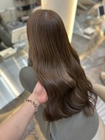 ハローバイシー 仙台(Hello by Sea)&nbsp;マロンブラウン×くびれ韓国ヘア[レイヤー/グレージュ]仙台