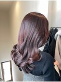 桑名ロングレイヤーカットハッシュカット透明感カラー重めロング