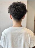 メンズ/ベリーショート/スパイキー/ピンパーマ/大矢