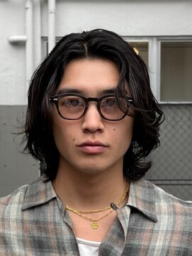 フィフス 神南(fifth) 渋谷ミディアムセンターパートニュアンスパーマワンカールパーマ