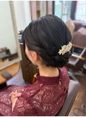 シニヨンアレンジ