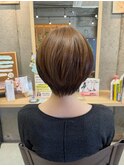 40代50代◎秋髪質改善ショートくびれボブ
