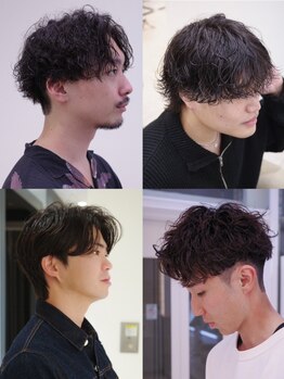 ガレリアメンズサロン 栄店(GALLARIA men's salon)の写真/幅広い世代に人気☆ニュアンスパーマ・ツイストパーマ・波巻きスパイラル等豊富なデザイン◎【メンズ/栄】