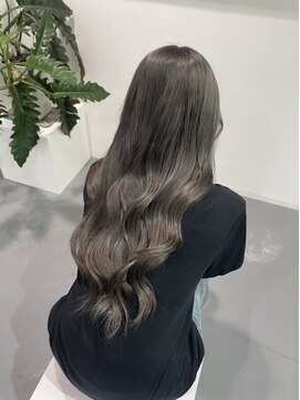 レフ(LEF) オリーブグレージュ/ケアブリーチ/ダブルカラー