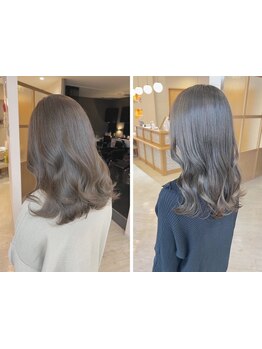【髪質改善カラー】《髪質改善×イノアカラー》オイルで染めるから圧倒的ツヤ♪周りが憧れる美髪へ...＊