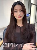 レイヤーカット/韓国レイヤー/顔周りカット/顔周りレイヤー