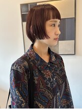 アンフェインド02(UNFEIGNED 02)&nbsp;マッシュボブ/小顔/黒髪カタログ/オリーブグレー/伏見/栄