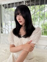 ロンドアベニール 北千住(Lond avenir)&nbsp;オリーブグレー/レイヤーカット/黒髪/マロンベージュ/北千住