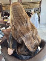 ファブ 千葉店(FaB)&nbsp;【ブリーチなしダブルカラー×アッシュブラウン】