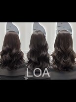 ロア 熊本(LOA)&nbsp;コテ巻き風パーマ