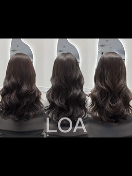 ロア 熊本(LOA) コテ巻き風パーマ