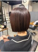 切りっぱなしボブ