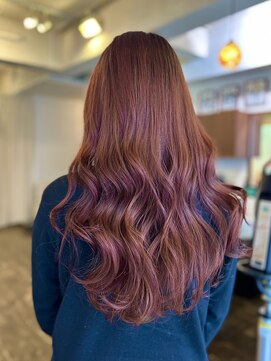 モク 神戸元町店(MOK) ピンクベージュロング