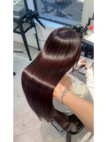 シェノン 梅田(CHAINON)&nbsp;梅田/着物ヘア/大人ガーリー/ダークアッシュ/似合わせカット