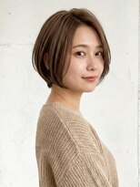 エノア 東京(ENORE)&nbsp;ボブ｜ミルクティベージュ｜ブリーチなしダブルカラー