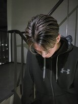 ネクストフォーヘアー(NEXT for hair)&nbsp;メンズバレイヤージュ　センターパート　テーパーフェード