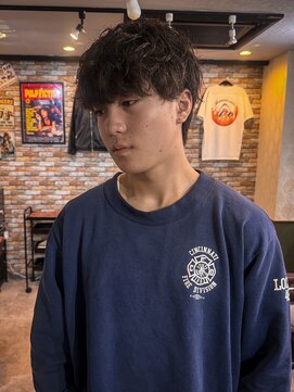 グラッドマンズカットクラブ 立川(GLADMAN'S CUT CLUB) シャドウパーマ立川メンズカットメンズパーマ