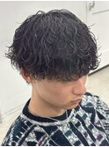原宿メンズパーマツイストスパイラルパーマ波巻きパーマツイスパ