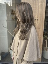 ニコリヘアワークス(nicori hair works)&nbsp;ロング×クールベージュ2