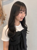 ニナル(Ninal)&nbsp;結んでも可愛い韓国風顔まわりカット